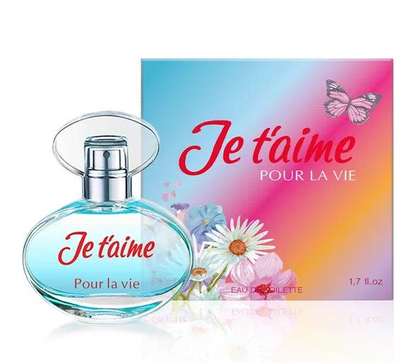 Туалетная вода для женщин JE T‘AIME «Pour La vie», 50 мл